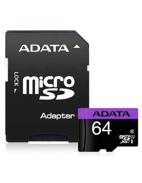 Image of Memoria Micro SD Adata capacidad 64 GB