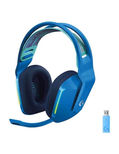 Audífonos Gamer Over Ear Logitech G733 inalámbricos con cancelación de ruido
