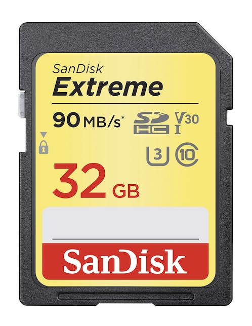 Memoria SDHC Sandisk capacidad 32 GB