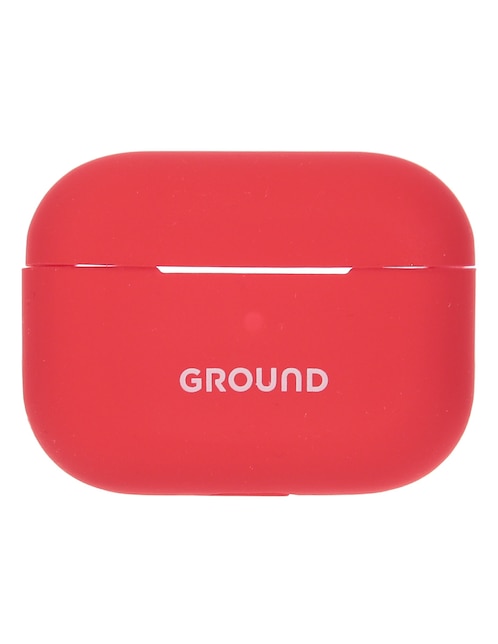 ESTUCHE PARA AUDÍFONOS GROUND MO, ROJO