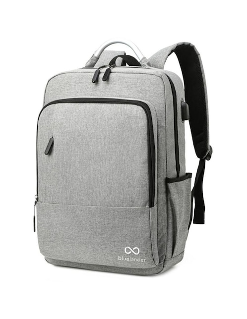 Mochila escolar Blue Bluelander impermeable unisex