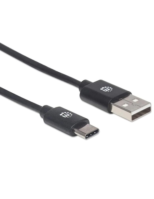 Cable USB C Manhattan a tipo USB A de 1 m