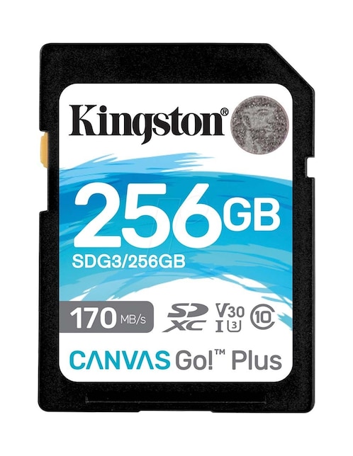 Memoria Sd Kingston technology capacidad 256 gb