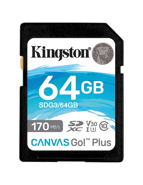 Memoria Sd kingston technology capacidad 64 gb