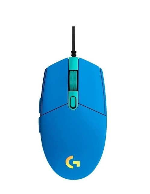 Mouse gamer alámbrico Logitech Lightsync