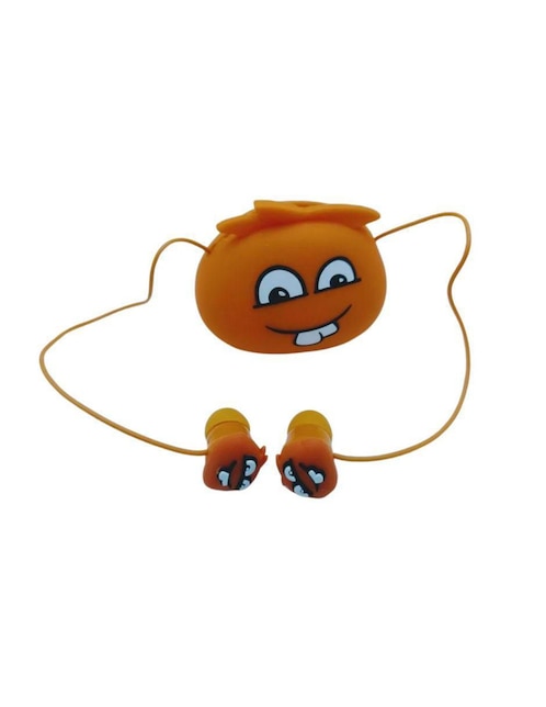 Audífono in ear Gadgets & Fun Monstruo EJ-196 alámbrica Naranja