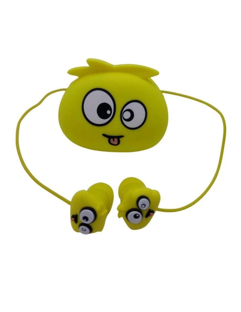 Audífono in ear Gadgets & Fun Monstruo EJ-196 alámbrica Amarillo