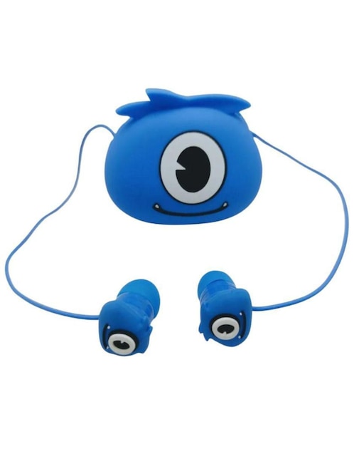 Audífono in ear Gadgets & Fun Monstruo EJ-196 alámbrica Azul