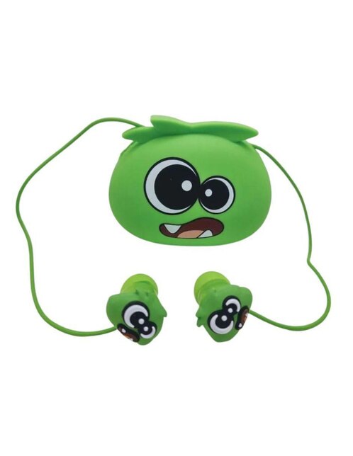 Audífono in ear Gadgets & Fun Monstruo EJ-196 alámbrica Verde