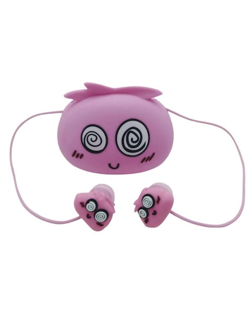 Audífono in ear Gadgets & Fun Monstruo EJ-196 alámbrica Rosa