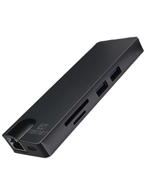 Hub Teknet Ethernet+ HDMI 4K de 8 Contactos