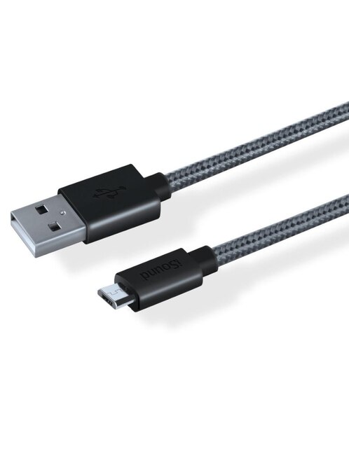 Cable Micro USB Isound a tipo USB A de 3 m