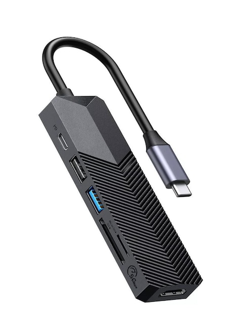 Adaptador hub de 6 contactos