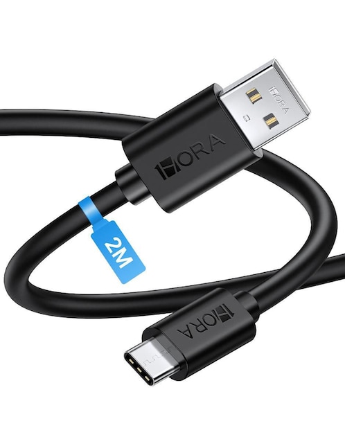 Cable USB C 1Hora a tipo USB A de 2 m