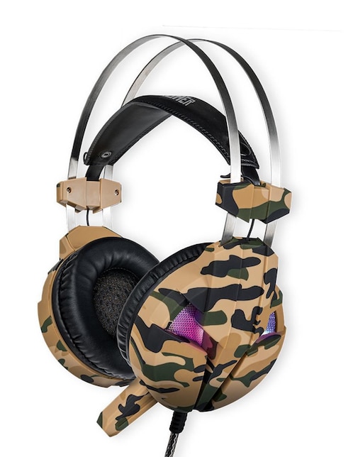 Audífonos gamer Over-Ear Basher Bash-4201 alámbricos