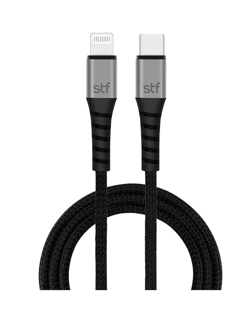 Cable lightning STF a tipo USB C de 1.8 m