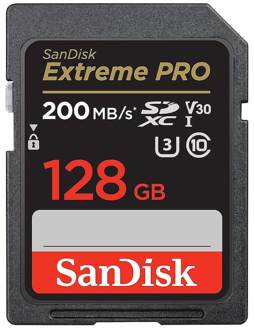 Memoria SDCX Sandisk capacidad 128 GB