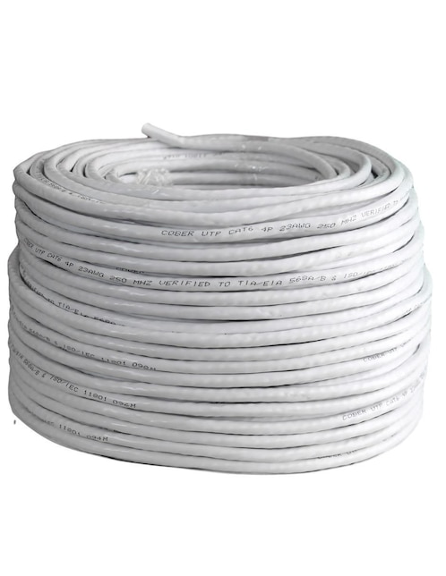 Cable Ethernet Cober a Tipo Ethernet de 100 m