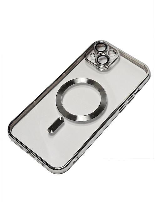 "funda para" apple magsafe platinada "de" plástico