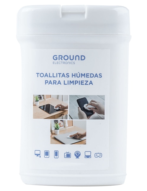 Toallas limpiadoras Ground Electronics 50 piezas