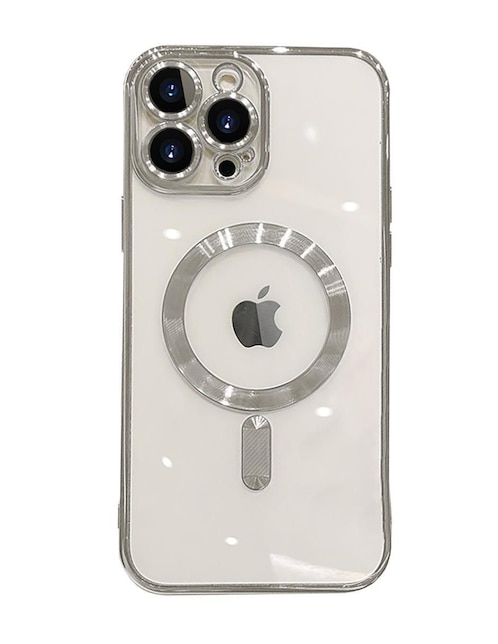 "funda para" apple magsafe platinada "de" plástico
