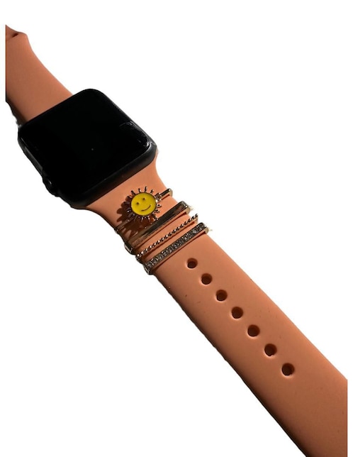 Correa para Smartwatch Mamá Pulpo de silicón + Charms