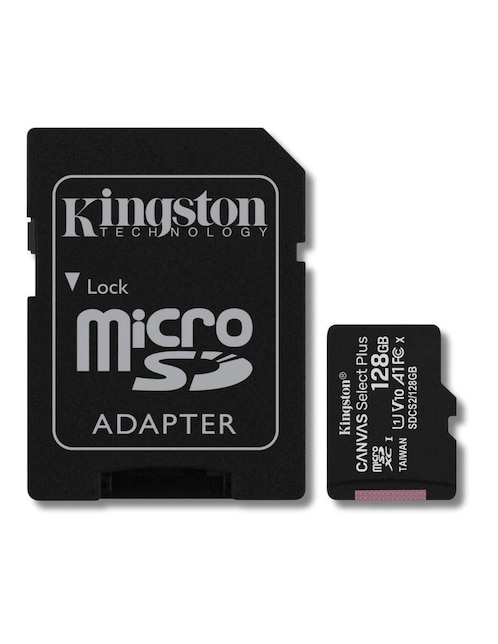 Memoria micro SD Kingston capacidad 128 GB
