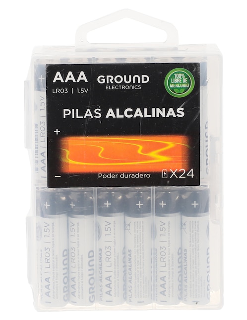 Paquete de pilas AAA Alcalino Ground 1.5 V