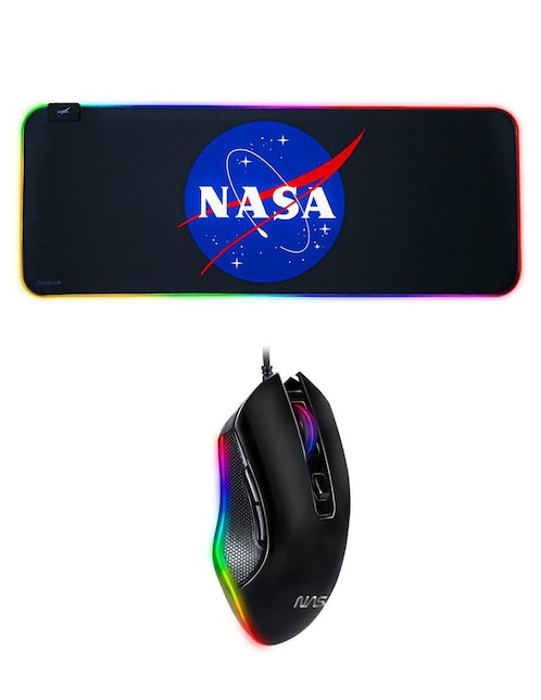 "mouse/mouse gamer" alámbrica techzone ns-gm kitnamr
