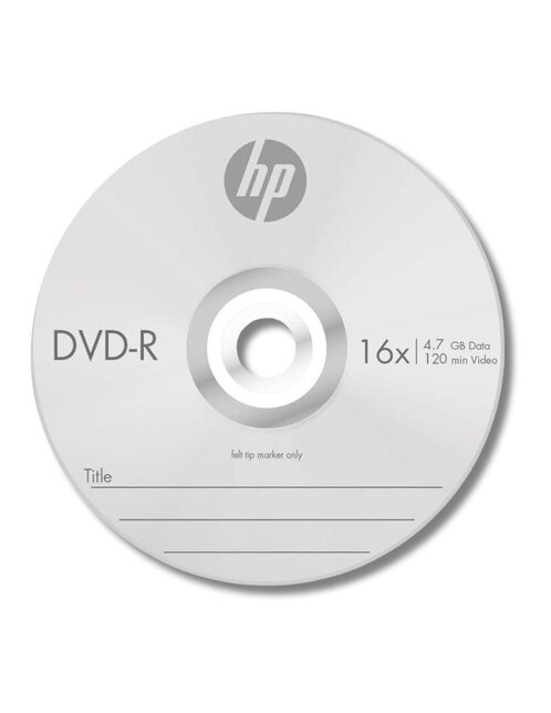 DVD-R HP de 50 piezas
