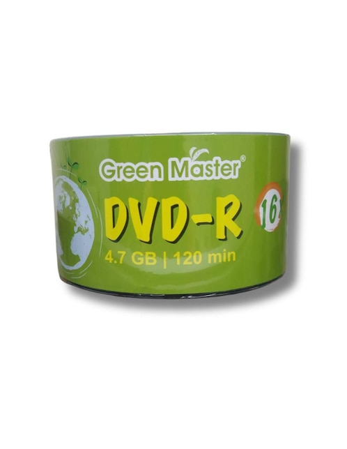DVD-R Greenmaster de 50 piezas