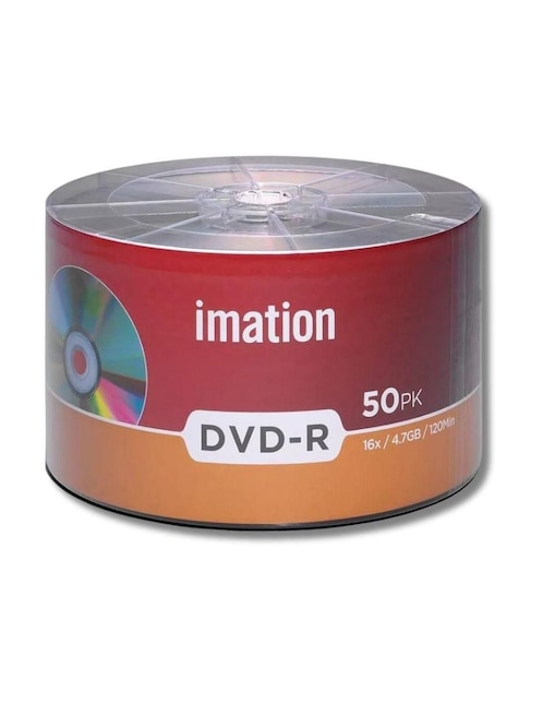DVD-R Imation de 50 piezas