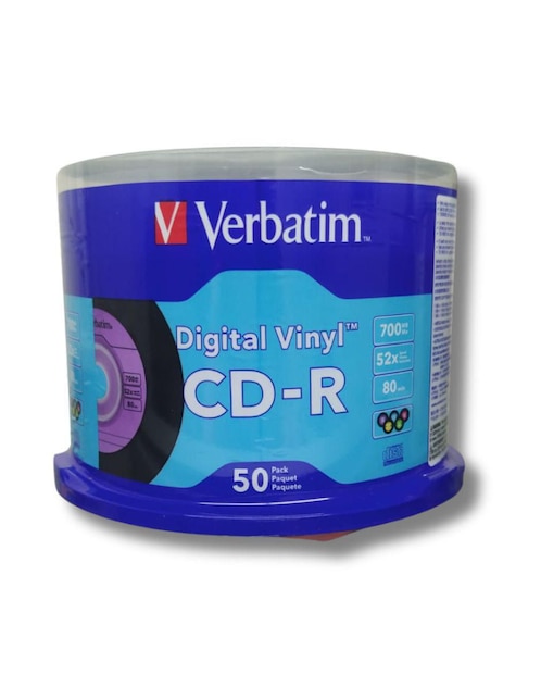 CD-R Verbatim de 50 piezas