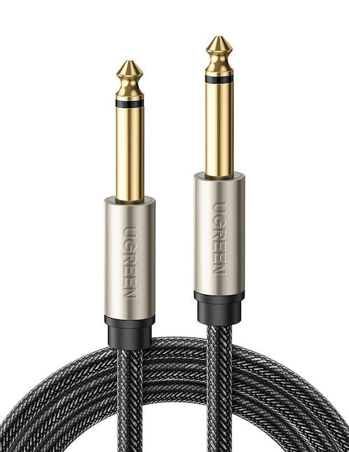 Cable Auxiliar 6.35 mm Ugreen a Tipo Auxiliar 6.35 mm de 1 m