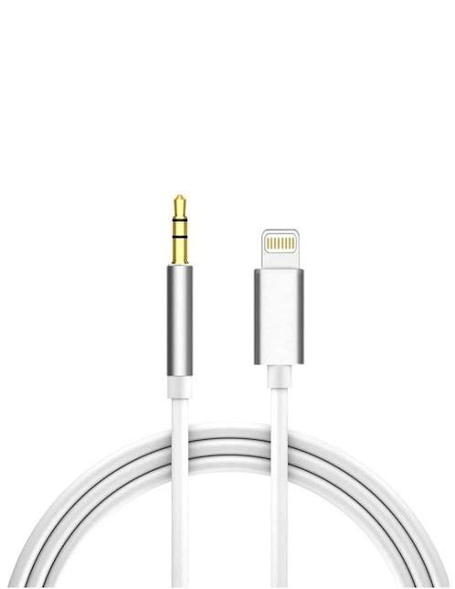"cable" auxiliar 3.5 mm mr. gadgets "a tipo" lightning "de" 1 m