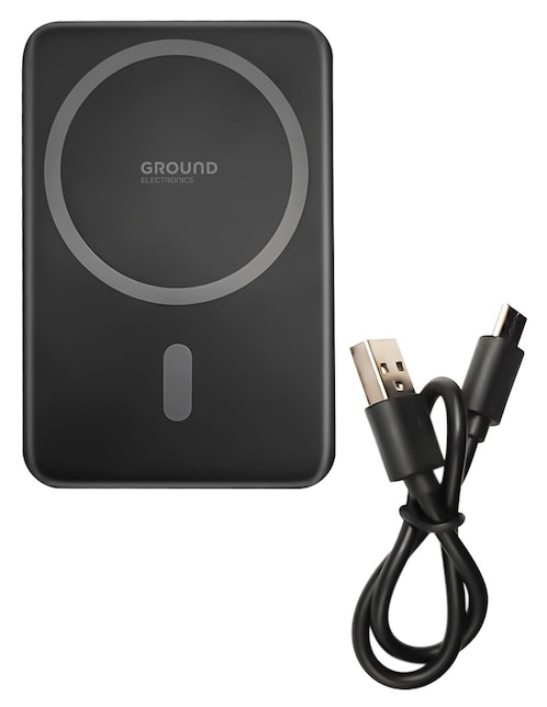 Batería portátil Ground 5000 mAh Magnética