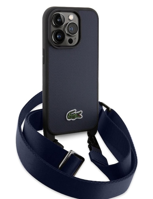LACOSTE Funda para iPhone 15 Pro de TPU