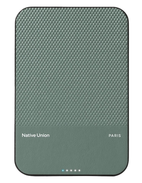 Batería portátil NATIVE UNION 5000 mAh PB-5KMS-GRN