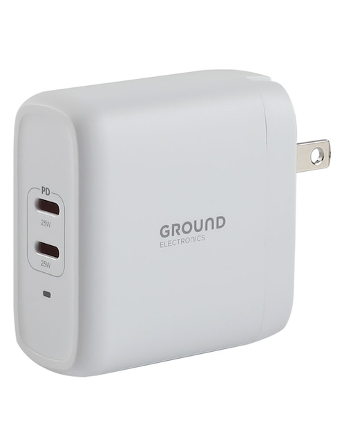 GROUND Cargador pared Ground de 50 W USB tipo C
