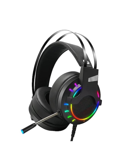 Audífonos gamer Over-Ear Sc-Dmx-43Rgb
 alámbricos con cancelación de ruido 1