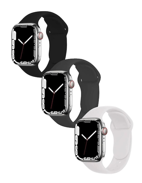 Set correa para smartwatch de silicón 1