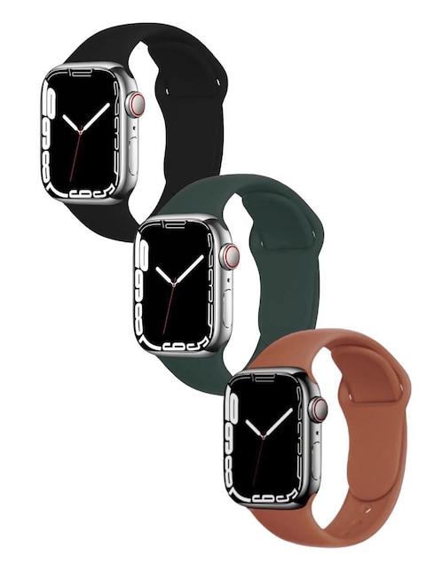 Set correa para smartwatch de silicón 1