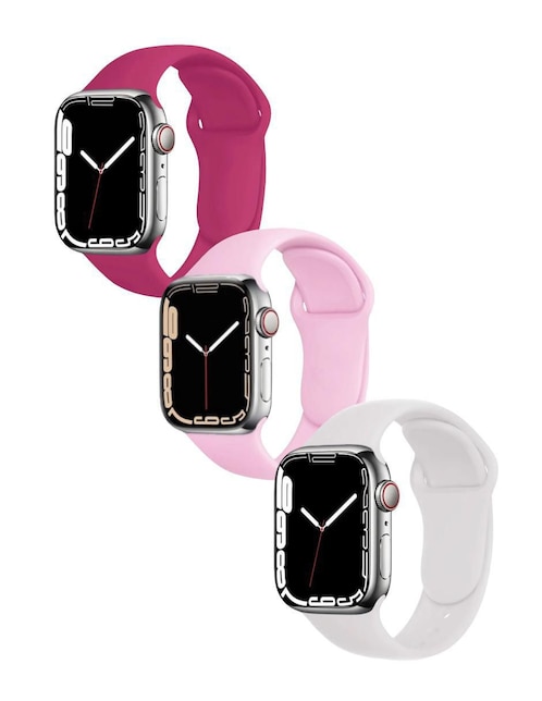 Set correa para smartwatch de silicón 1