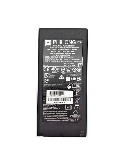 Hub Cisco Poe Air-PWRINJ6= de 2 contactos