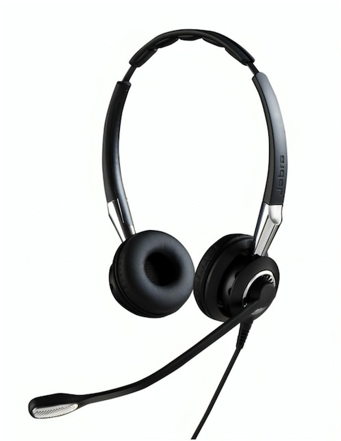 Audífonos de diadema Jabra Biz 2400 Ii Duo alámbricos con cancelación de ruido
