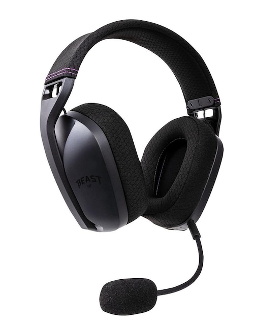 Audífono on-ear STF gamer Beast MSI-100 alámbrica e inalámbrica