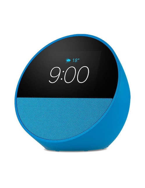 Bocina con despertador Alexa Echo Spot inalámbrica