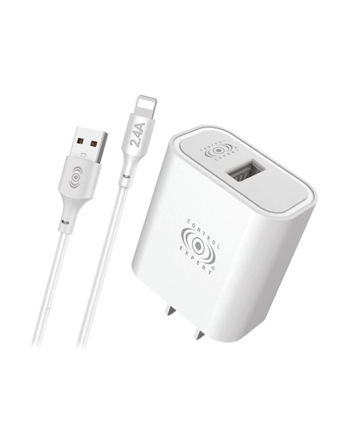 Cargador pared Lightning + USB 1