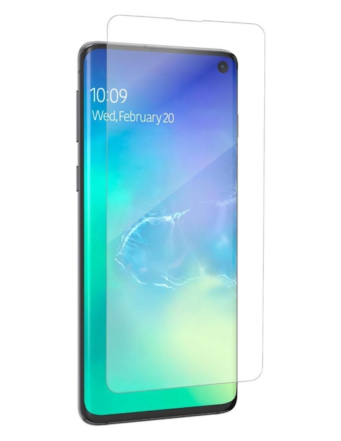 Mica celular Zagg Galaxy S10 de cristal templado