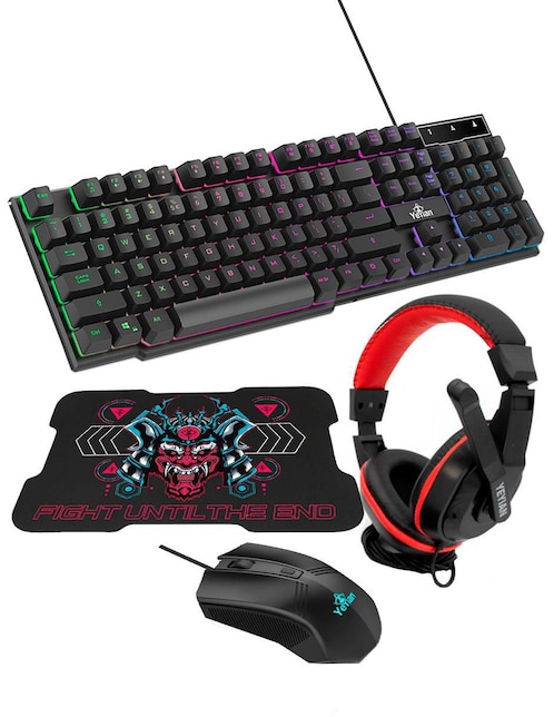 Kit mouse y teclado Yeyian Hydra Serie 2000 YKH20707